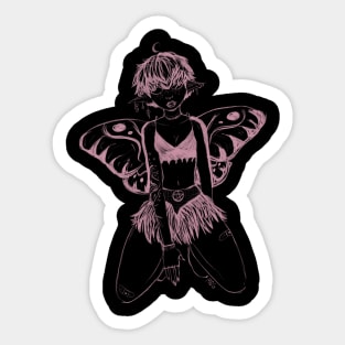 pink fairy Sticker